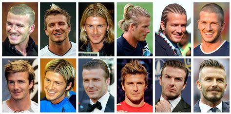 david beckham through the years.